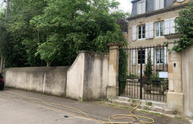 Rénovation mur de clôture clinique